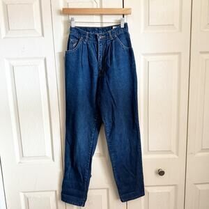 Vintage Jordache Jeans Denim Dark Wash womens USA classic high rise y2k street